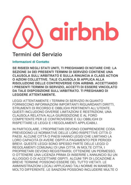 RICEVUTE AIRBNB SCARICARE